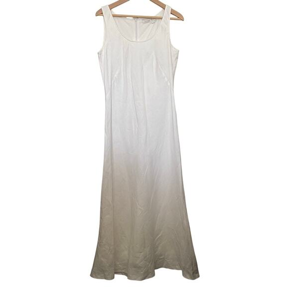 Vintage Spiegel Linen Maxi Dress Beach Wedding Lagenlook  Size 12/P - Picture 7 of 7
